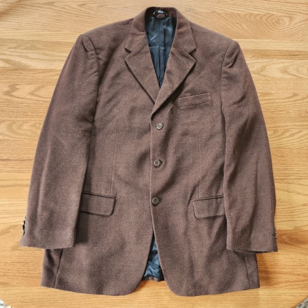 F.R. Tripler & Co. Blazer Suit Jacket Brown Size 42 Regular